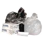 16 Gallon High Density Can Liner in Clear