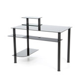 43" W Computer Desk with Keyboard Tray