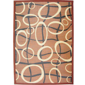 Rings & Nets Bamboo Rug