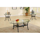 Carolyn 3 Piece Coffee Table Set