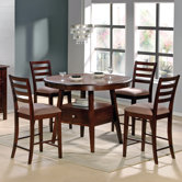 Haley 5 Piece Counter Height Dining Set