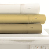 4-Piece Egyptian Cotton 500 Thread Count Sheet Set in Ivory