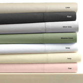 Egyptian Cotton 600 Thread Count Solid Duvet Cover Set