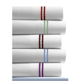 Dot Embroidered 400 Thread Count Cotton Deep Pocket Sheet Set