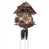 12.5" Cuckoo Clock with Tudor Style House