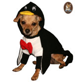 Penguin Hoodie Dog Costume