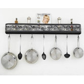 Leaf Wall Mounted Pot Rack