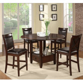 Morgan 5 Piece Counter Height Dining Set