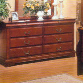 Louis Philippe 8 Drawer Dresser