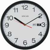 Wall Clock with Black Frame