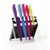 6 Piece Resin Knife Block Set