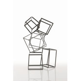 Mondrian Iron Sculpture