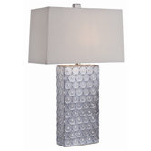 Roanoke Dot Pattern Porcelain Lamp