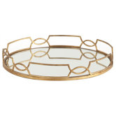 Cinchwaist Gold Iron with Mirror Tray