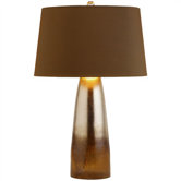 Leopard Silveria Tapered Glass Lamp