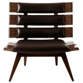 Mercedes Leather Side Chair