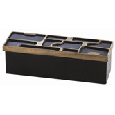 Piper Brass / Wood Lidded Box