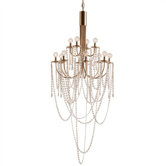 Mirabelle 12 Light Iron / Glass Chandelier