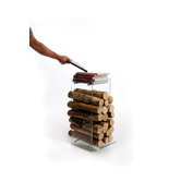 Nuvola Glass Log Rack