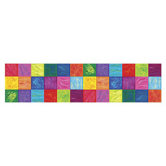 Whimisical Wall Bright Blocks Border in Multi