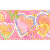 Whimsical Children's Vol. 1 Heart Border in Hot Pink