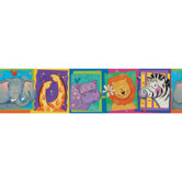 Animal House Free Style Border Wallpaper in Multi