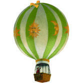 Sage Balloon Wall Decal