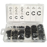 Black Bull 300 Piece E-Clip Assortment Set