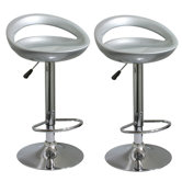 AmeriHome Molded Bar Stool (Set of 2)
