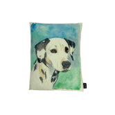 Dalmation Painted Pillow