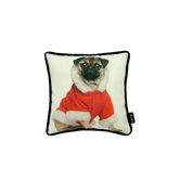Holiday Pug Pillow