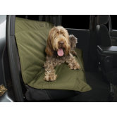 Heritage Quick Fit Auto Bench Seat Cover in Loden and Chestnut