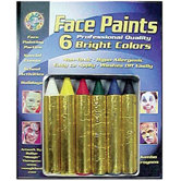 Crafty Dab Jumbo Crayon Face 6 Pk