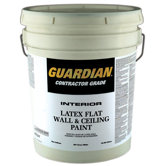 5 Gallons Flat Dover White Contractor Grade Interior Latex Wall &