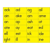 Magnet Literacy Word Family Magnets