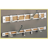 Map/display Rail End Cap Pair