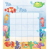 Under The Sea Motivational Charts