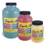 16oz Washable Finger Paint Black