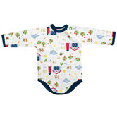 Organically Grown Long Sleeve Bodysuit-Farm