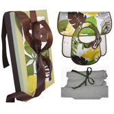Organic Bib, Burp and Wash Gift Set in Rainforest