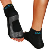 Small Yoga Socks in Black (1 Pair)