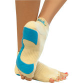 Large Yoga Socks in Beige (1 Pair)