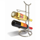 Euro 3 Bottle Tabletop Wine Rack