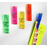 Neo Magnet Large Clothespin Memo Clip (Set of 5)