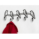 Tweet 5 Hook Rack