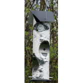 Woodland Bird Feeder for Thistle Seed in White