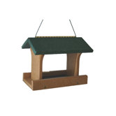 Recycled Plastic Bird Feeder in Green