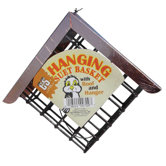 Hanging Suet Basket with Roof