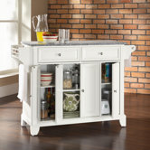 Newport Kitchen Island with Granite Top