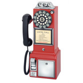 1950's Classic Red Pay Phone